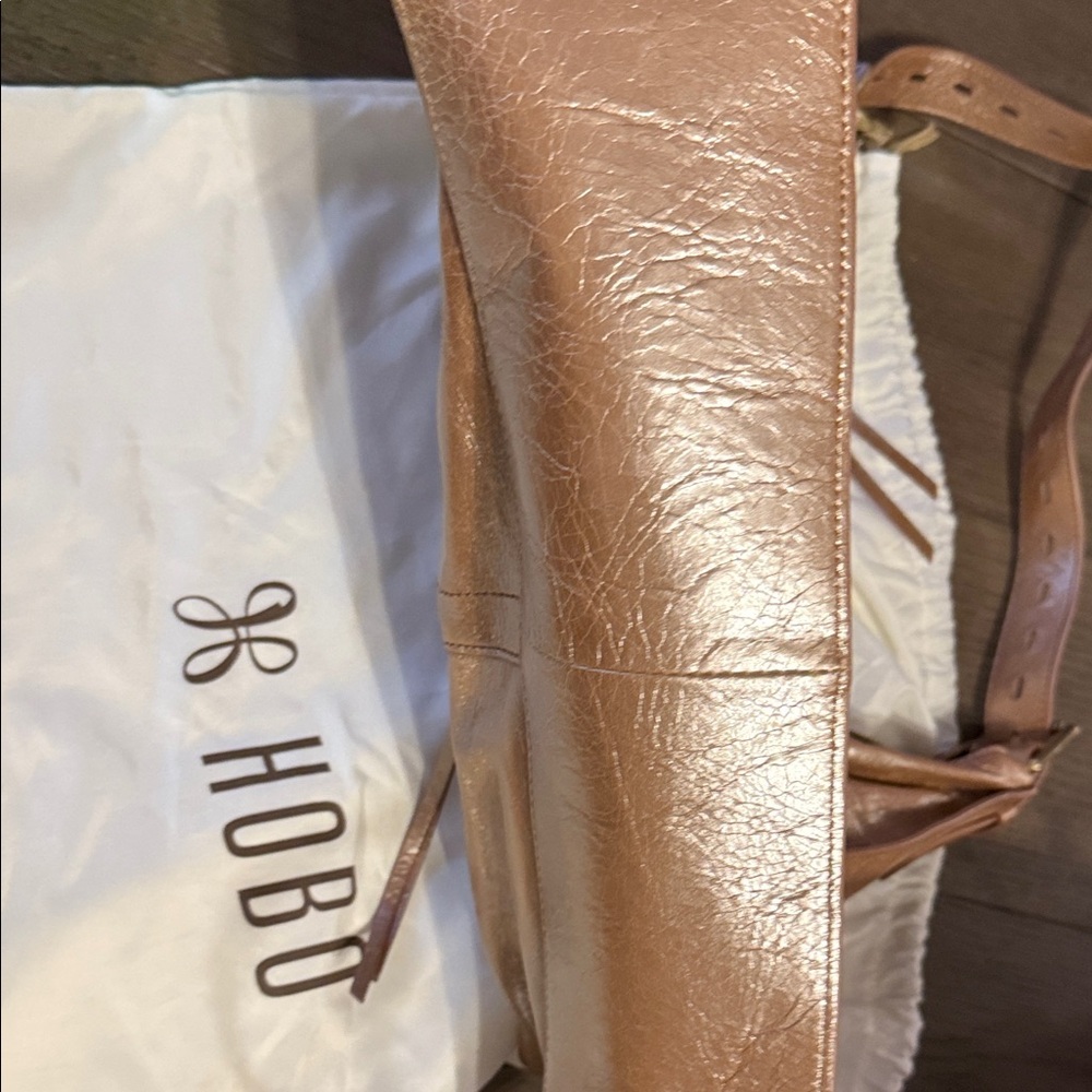 HOBO Light Brown Leather Hobo Bag - Picture 3 of 5